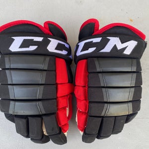 CCM HG97 Pro Stock 14" Hockey Gloves Blackhawks Black 56263