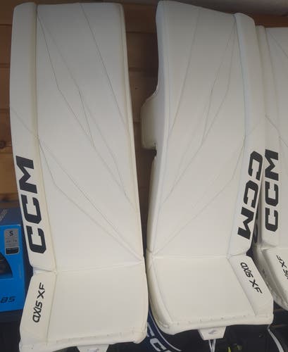 34+2 CCM Axis XF Goalie Leg Pads (New)
