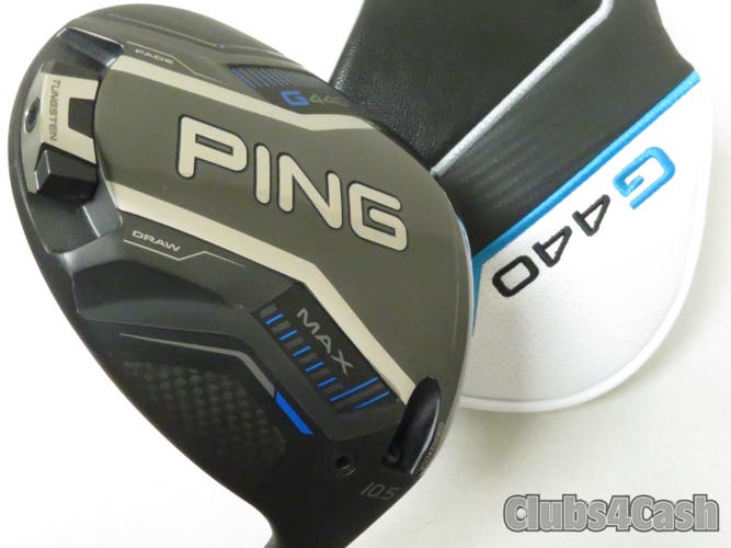 PING G440 MAX Driver 10.5 Mitsubishi Tensei 1K Black 65 X-Flex +Cover .. MINT