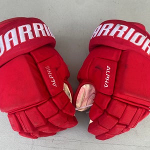 Warrior Alpha LX Pro Stock Hockey Gloves 13” Red 60607