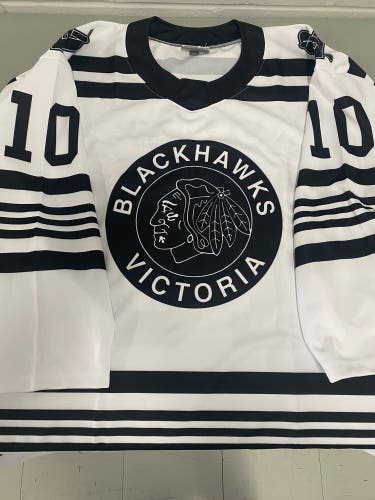 Victoria BlackHawks XL game jersey