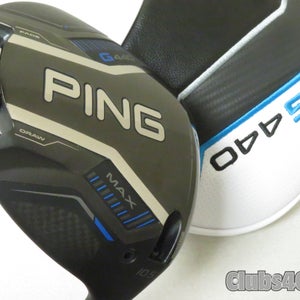 PING G440 MAX Driver 10.5° TOUR 2.0 Chrome 65 Regular Flex +Cover .. Shop Wear