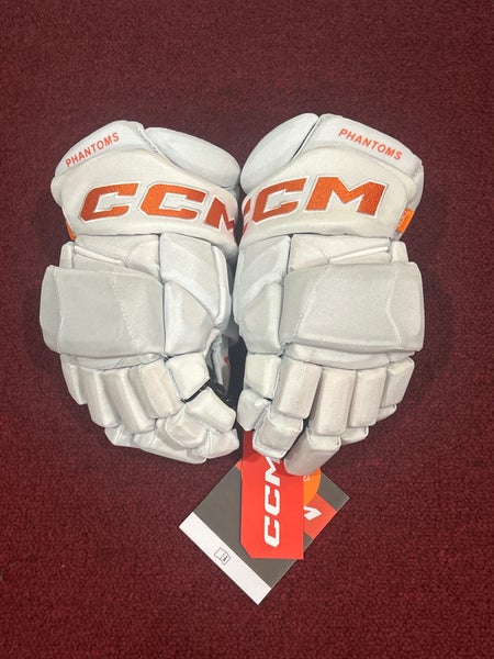 Lehigh Valley Phantoms CCM HGPJSPP 13" Pro Stock (New) Gloves Item#WCLHG