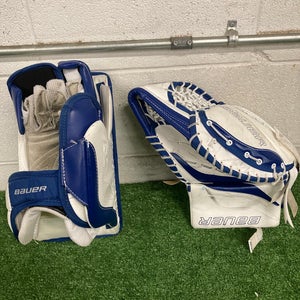 Junior Bauer Reactor 2000 Goalie Gloves & Blockers Regular (Used)