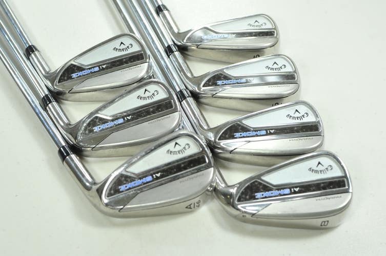 Callaway Paradym Ai Smoke 5-PW,AW Iron Set Regular Flex Right MPH Steel # 200321
