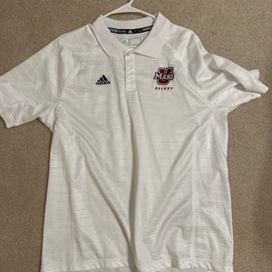 UMass Amherst Hockey Team Issued Adidas Polo