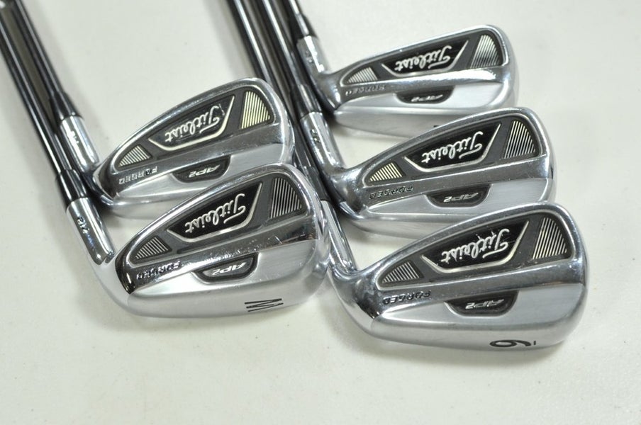 Titleist 712 AP2 7-PW,W Iron Set Regular Flex Right Tour AD 65g Graphite #200340