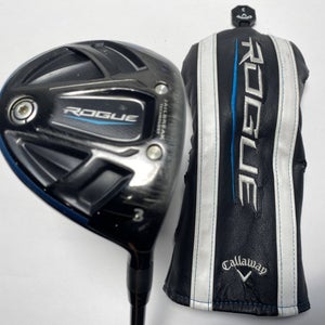 Callaway Rogue 3 Fairway Wood 15* Aldila Synergy 60g Stiff Graphite Mens RH HC