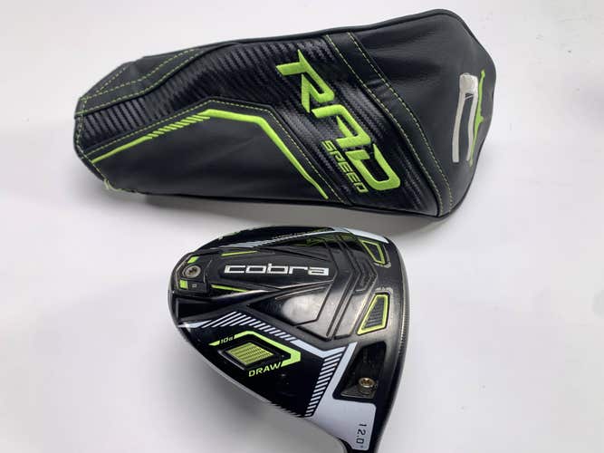 Cobra RAD Speed XD Driver 12* Project X EvenFlow Riptide CB 5.0 40g Senior RH HC