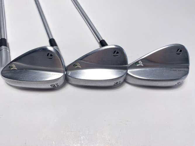 TaylorMade Milled Grind 4 Chrome Wedge Set 50* 9| 56* 12| 60* 10 TT DG 115g RH