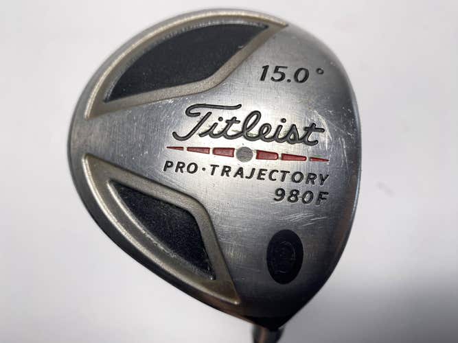 Titleist 980 F 3 Fairway Wood 15* 4375 Stiff Graphite Mens RH