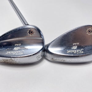 Titleist Vokey SM7 Tour Chrome Wedge Set 54* 8 58* 14 Wedge Steel Mens RH