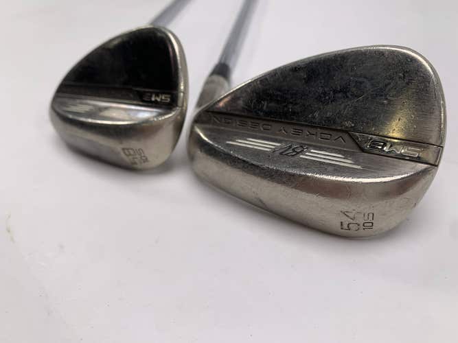 Titleist Vokey SM8 Brushed Steel Wedge Set 54* 10 | 58* 10 Wedge Steel Mens RH