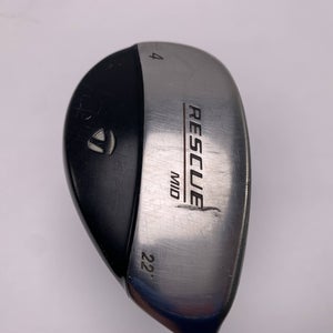 TaylorMade Rescue Mid 4 Hybrid 22* Light Metal Regular Steel Mens RH