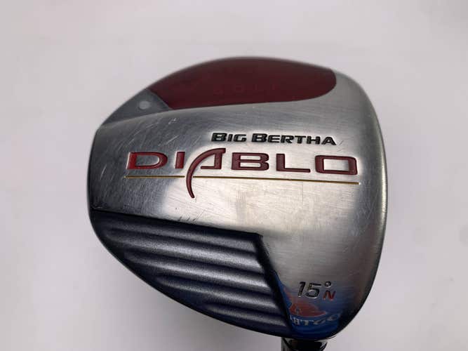 Callaway Big Bertha Diablo 3 Fairway Wood 15* 60g Stiff RH Midsize Grip