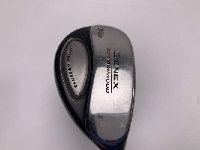 Nickent 3DX Ironwood 3 Hybrid 20* SpeedRated 75 75g Stiff Graphite Mens RH