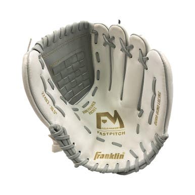 Used Franklin FIELDMASTER BB/SB Glove RH Throw White 10 1/2" 11859-S000023802