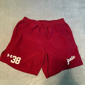 Red Large Men's Under Armour Shorts (Used)