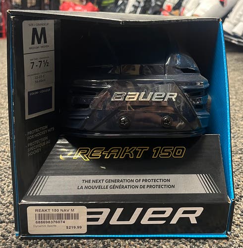 Navy Medium Bauer Re-Akt 150 Helmet