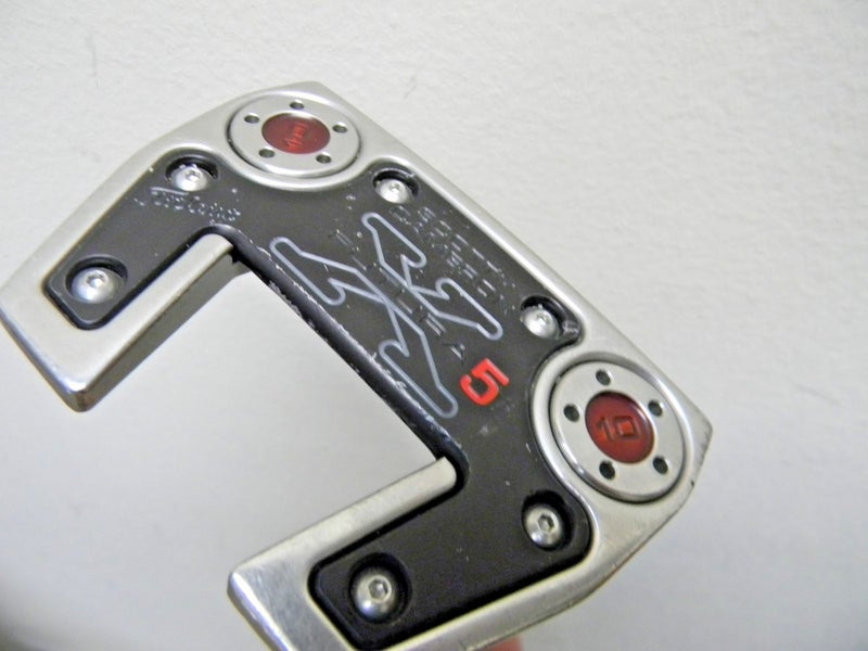 TITLEIST SCOTTY CAMERON FUTURA X 5  PUTTER 35" W HC MATADOR MID SIZE GRIP