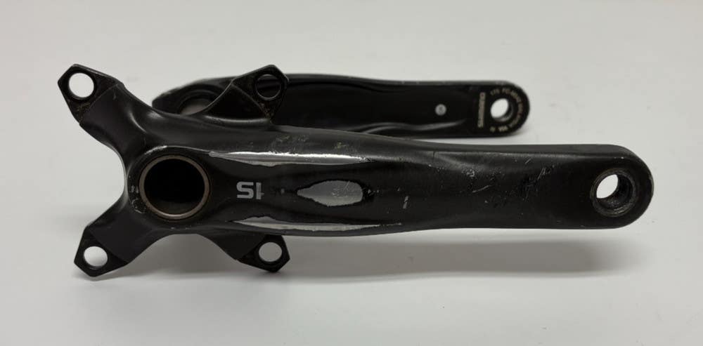 Shimano Deore FC-M542 175mm Black Aluminum Mountain Bike Crankset Fast Shipping