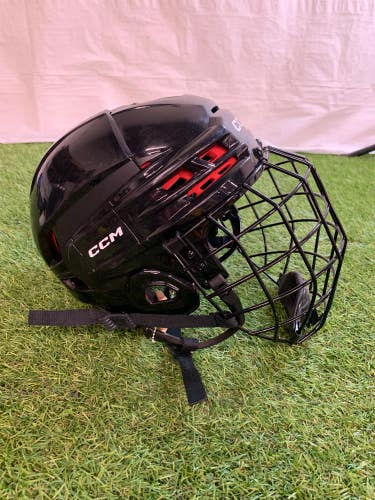 Black Large CCM Tacks 70 Helmet (Used)