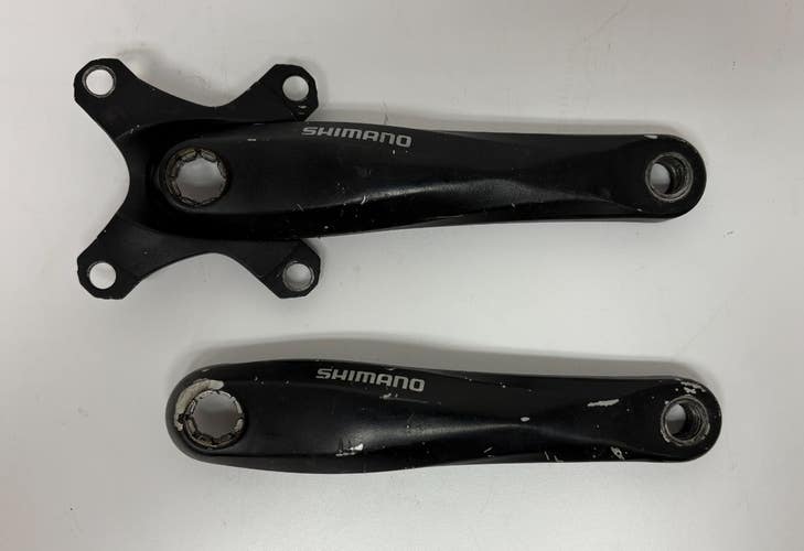 Shimano FC-M442 175mm Black Aluminum 4-Bolt Mountain Bike Crank Arms