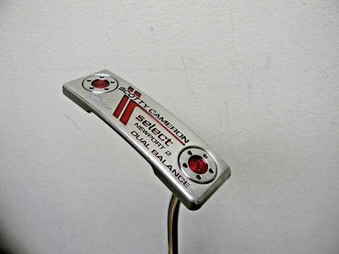 NICE TITLEIST SCOTTY CAMERON SELECT NEWPORT 2 DUAL BALANCE PUTTER NEW GRIP W HC