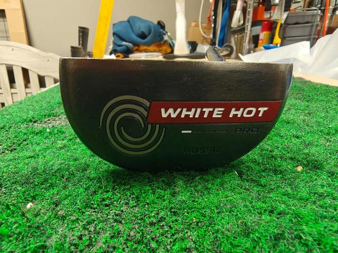 Odyssey White Hot Pro Black Rossie 34 Inch Putter w Superstroke