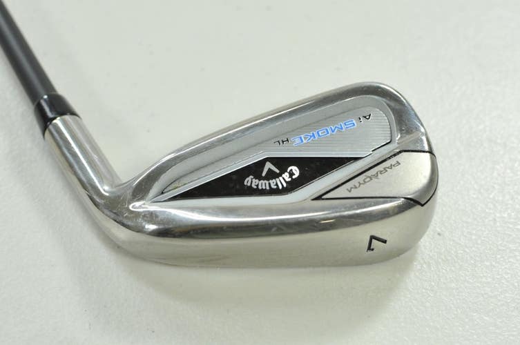 Callaway Paradym Ai Smoke HL Single 7 Iron Senior Flex RH Cypher Graphite 192558