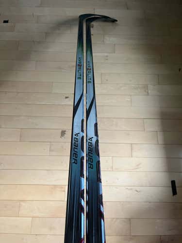 New 2 PACK Intermediate Bauer Hyperlite2 P92 55 Flex Left Handed Hockey Sticks
