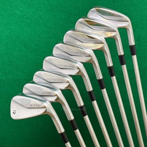 TayorMade 2020 P-770 Forged 3-PW Iron Set KBS Tour C-Taper Lite 110 Steel Stiff