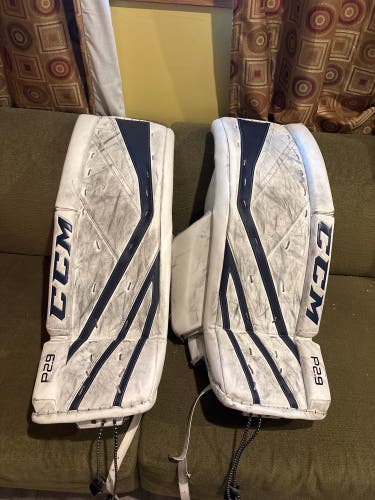 33"  2012 CCM Premier P2.9 Goalie Leg Pads  (Used)