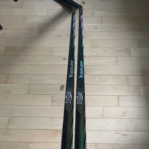 New 2 PACK Intermediate Bauer Proto-R P92 55 Flex Left Handed Hockey Sticks