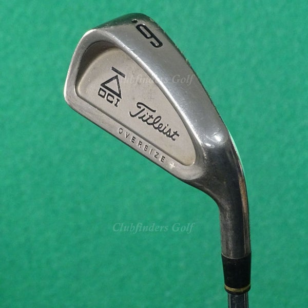 Titleist DCI Black Oversize+ Single 6 Iron True Temper Dynamic Gold Steel Stiff