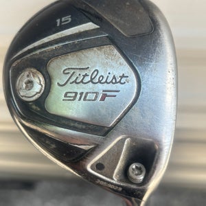 Titleist 910F  Fairway Wood Stiff Flex 15 Loft