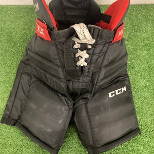 Black Youth XL CCM YTFlex 3 Hockey Goalie Pants (Used)