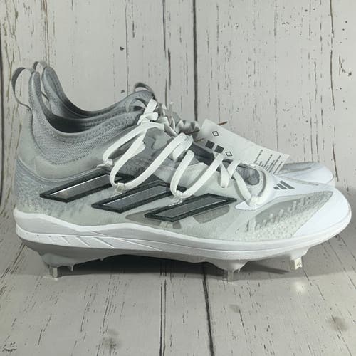 Adidas Adizero Afterburner 9 NWV Mens Baseball Cleats Size 8 Light Gray IF9945