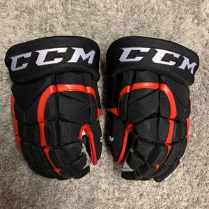 CCM HG12 Pro Stock Hockey Gloves 14” Blackhawks Zero Cuff