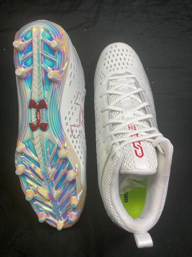 Free Shipping! Men's Under Armour Team Spotlight Select 2.0, Mid Top, Molded Cleats (New)