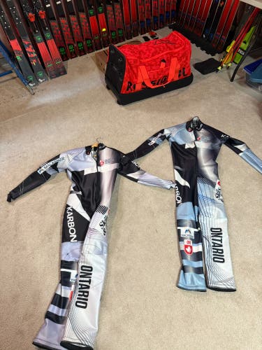 Men's Ontario Ski Team Large And XL Karbon Suits (New) FIS Legal