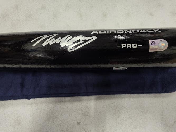 Nick Kurtz Oakland Athletics Autographed Black Rawlings Pro Bat Fanatics Coa