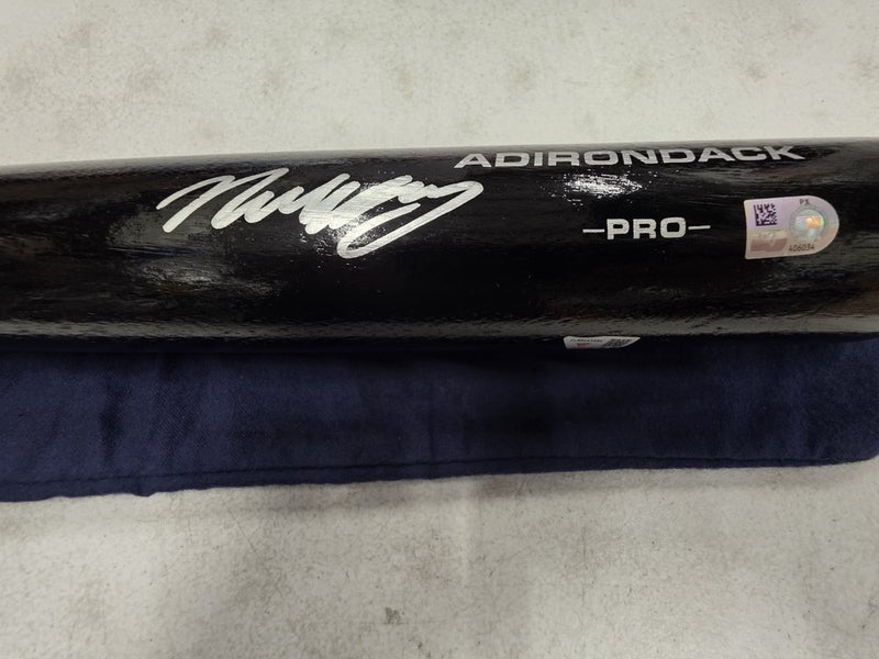 Nick Kurtz Oakland Athletics Autographed Black Rawlings Pro Bat Fanatics Coa