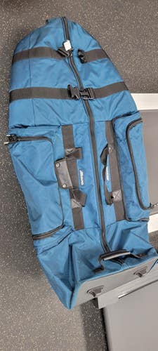 Used Mizuno SOFTSIDE WHEELED Travel Bag Navy Blue 11497-C000150733