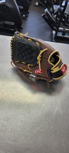 Used Rawlings RBG36BC BB/SB Glove LH Throw Brown 12 1/2" 11497-S000150746