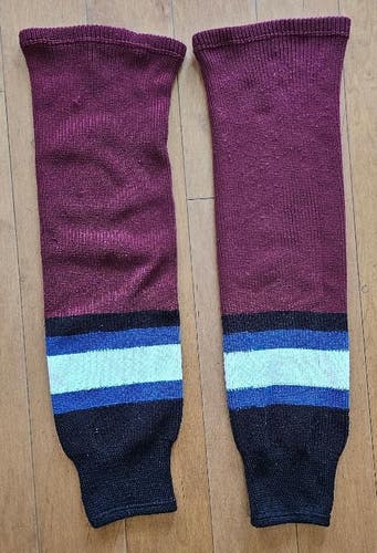 Purple Senior Large CCM Socks (Used)