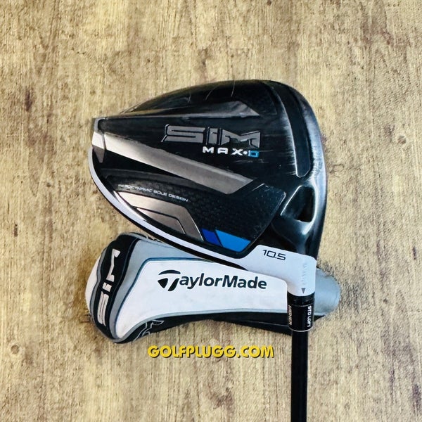 10.5 Driver- Taylormade SIM Max D w/ Headcover, Extra Stiff Flex (2195)