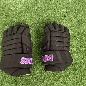 Black Junior Warrior Alpha Pro Gloves 11" (Used)