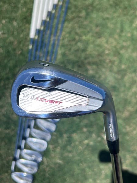 Men's Nike VRS Covert Forged RH Iron Set 4-PW X Stiff Flex Steel Shaft  (Used)