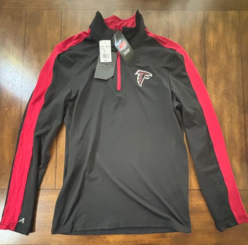 Atlanta Falcons Antigua Pullover Adult Small 1/4 Zip Dri Fit NWT